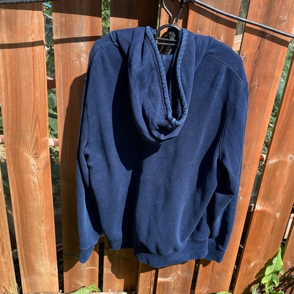 🐎 Levi’s San Francisco California US XL Metal Zip-Up Hoodie Blue Red NWOT 🐎 - Picture 4 of 10